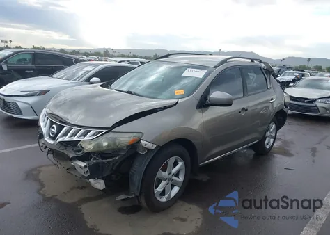 2009 Nissan Murano S z USA, uszkodzony, nr VIN JN8AZ18UX9W028460